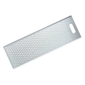 Plaque en aluminium perforée pour pizza au mètre 30 x 70 cm Gi.Metal AM-3070AF