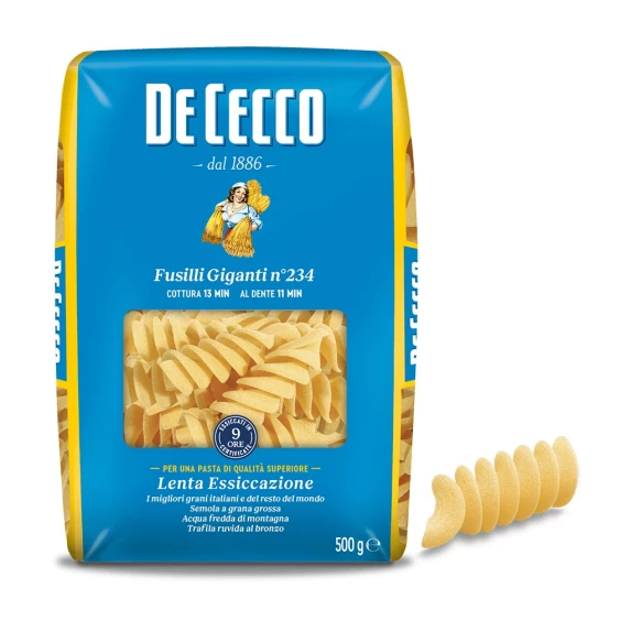 Fusilli Giganti De Cecco 24 x 500 g