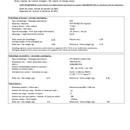 300274 Sauce pimentée boite service 4ml200 - 2021 07 23