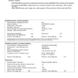 300273 Moutarde boite service 4g250 - 2021 07 23