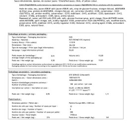 300270 Mayonnaise boite service 10ml100 - 2021 07 23