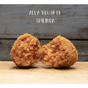 Arancini Suppli alla 'Nduja Calabrese di Spilinga IQF 60 x 90 g