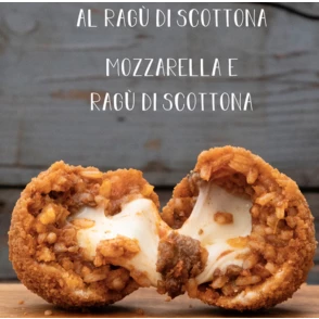 Arancini Suppli al Ragù di Scottona & Mozzarella IQF 60 x 90 g