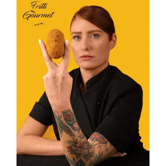 Arancini Suppli Tomate & Mozzarella IQF par Fritti Gourmet 60 x 90 g