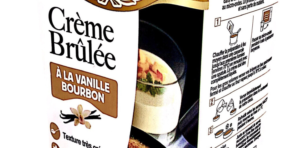 Appareil à Crème Brûlée à la Vanille Bourbon UHT Président