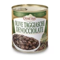Olives Taggiasche Dénoyautées à l'Huile d'Olive Vierge Extra Demetra Boîte 4/4