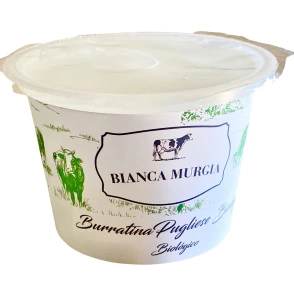 Burrata Pugliese BIOLOGIQUE pot 125gr x 11 colis de 1,375KG