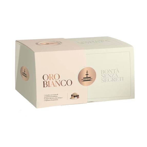 Panettone 1 kg  Oro Bianco Coffret 3 Pièces Fiasconaro