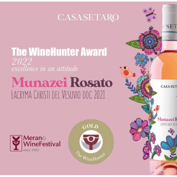 Lacryma Christi del Vesuvio DOC Munazei Rosato Casa Setaro 12,5% 6 x 75 cl