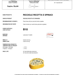 B10 Ricciole Ricotta Epinards