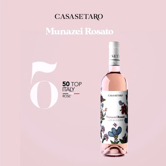 Lacryma Christi del Vesuvio DOC Munazei Rosato Casa Setaro 12,5% 6 x 75 cl