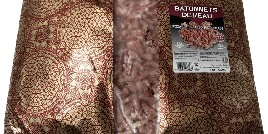 ou Lardons de Veau Halal IQF 2 kg Mozzalat