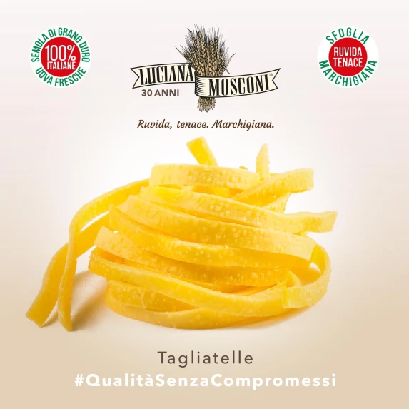 Tagliatelles aux œufs Luciana Mosconi 12 x 500 g