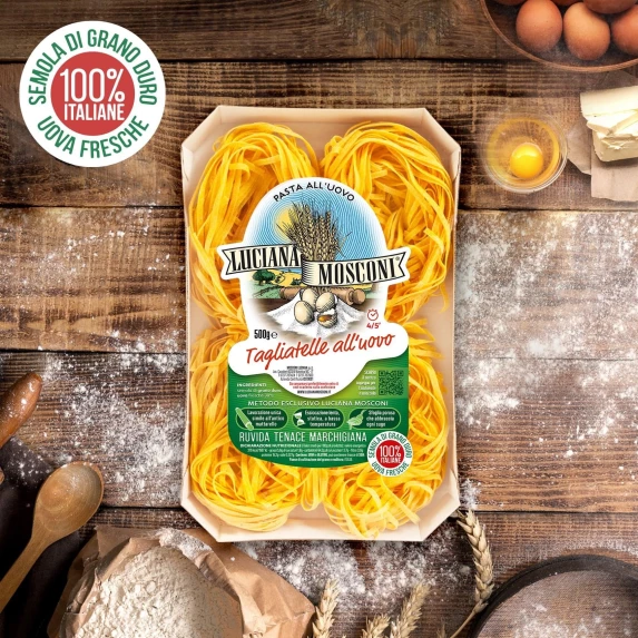 Tagliatelles aux œufs Luciana Mosconi 12 x 500 g