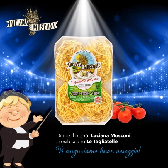 Tagliatelles aux œufs Luciana Mosconi 12 x 250 g