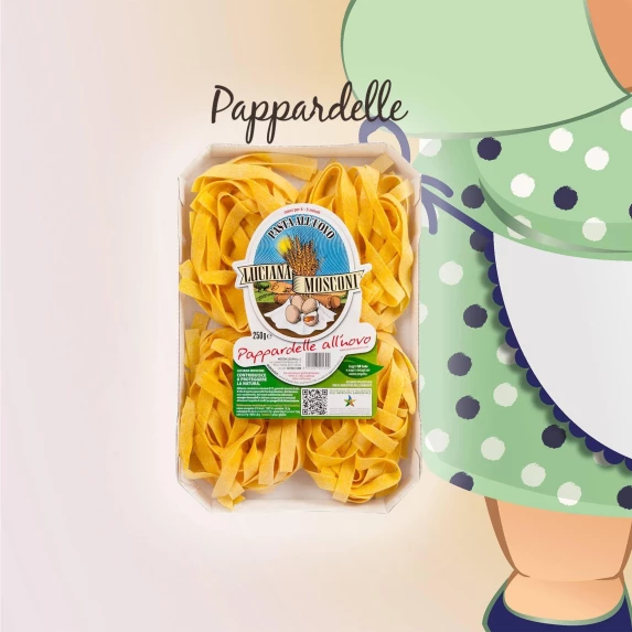 Pappardelle aux œufs Luciana Mosconi 12 x 500 g
