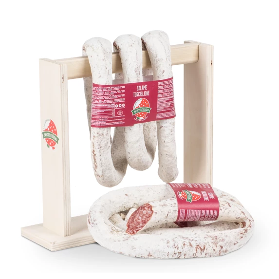 Salame Torciglione sous atmosphère  Sorrentino 2,30kg