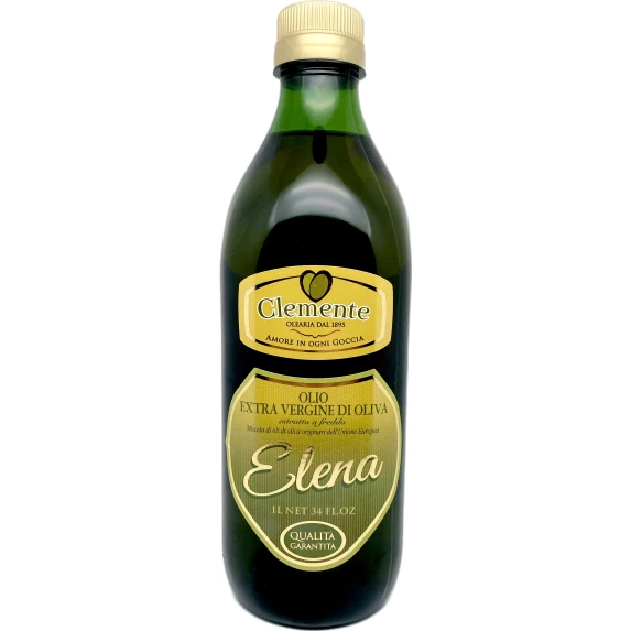 Huile d'olive extra vierge ELENA PET 1L CLEMENTE