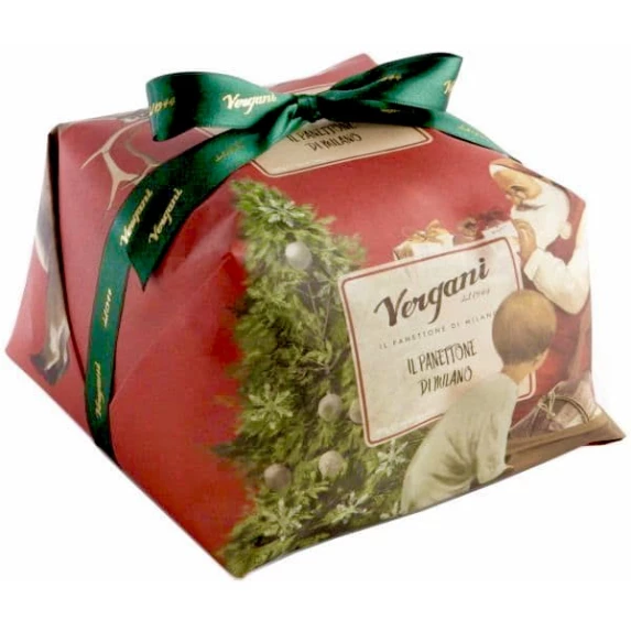 Panettone Traditional Babbo Natale Santa CLAUS Vergani 1 kg