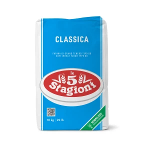 Farine  CLASSICA BLEUE CIEL AZZURA Type 00 W200 10 kg 5 STAGIONI