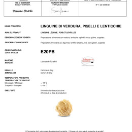 E20PB Linguine aux Légumes