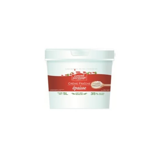 Crème Fraîche Épaisse Grand Fermage 30%MG Seau 5L