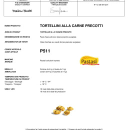 P511 TORTELLINI A LA VIANDE PRECUITS