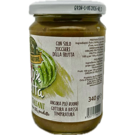 Marmelade Bio de Figues Italiennes Orto d’Autore