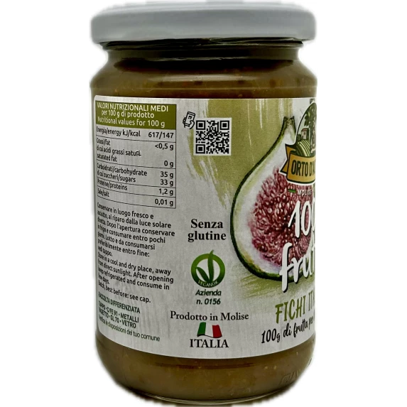Marmelade Bio de Figues Italiennes Orto d’Autore