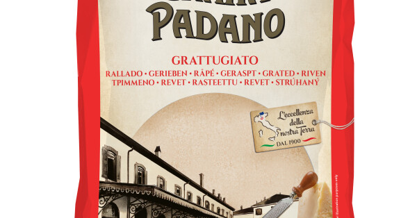 GRAN SORESINA GRANA PADANO Gerieben - 1 KG Packung Für Pizza, Pasta & Mehr
