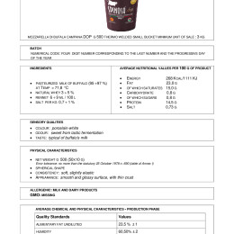 secchiello 50x10g - thermo welded small bucket Exp. 30 days