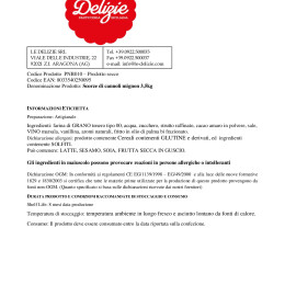 S.T. scorze Cannoli Siciliani mignon