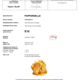 E10 Pappardelle