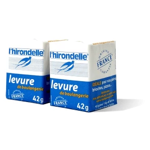 Cubes de Levure Fraîche de Boulanger l’Hirondelle 12 x 42Gr