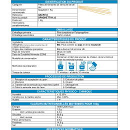 QSXF012 SPAGHETTI 1kg_fr