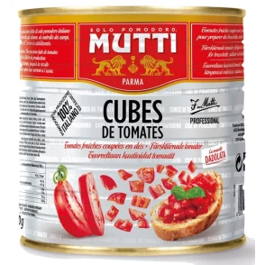 Cubes de Tomates 3 x 3/1 Mutti