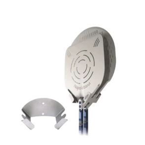 Support mural en aluminium 2 pelles à pizza Gi.Metal AC-APM