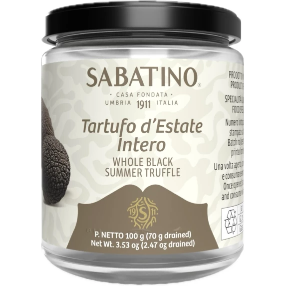 Truffes d'été entières bocal Sabatino 100 g
