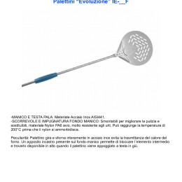 SCHEDA TECNICA PALETTINI IE-__F