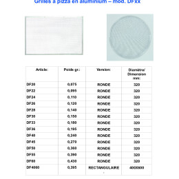 SCHEDA TECNICA DF francese