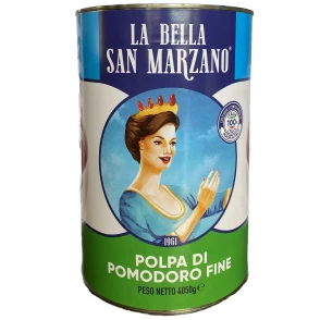 Polpa fine di pomodoro di Salerno Bella San Marzano 5/1