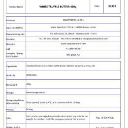 White Truffle Butter 450g