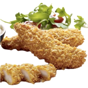 Aiguillettes de poulet cornflakes 1 kg IQF