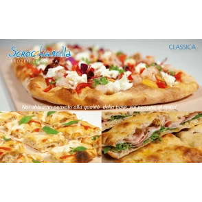 Base pour pizza Scrocchiarella Classica IQF 55 x 25 cm