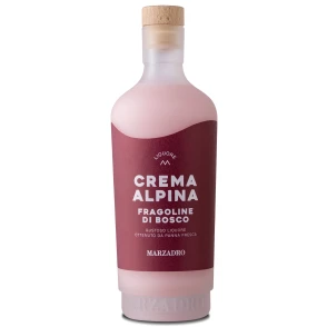 CREMA ALPINA à la Fraise des Bois Marzadro 70 cl - 17%Vol