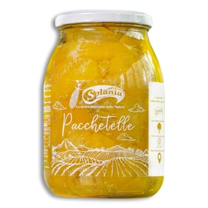 Pacchetelle Gialle, tomates jaunes du Vésuve - bocal 1 kg - Solania
