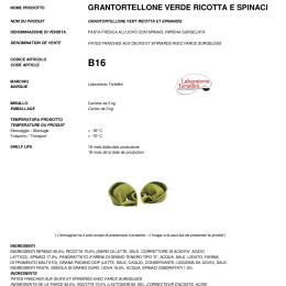 B16 GRANTORTELLONE VERTS RICOTTA & EPINARDS