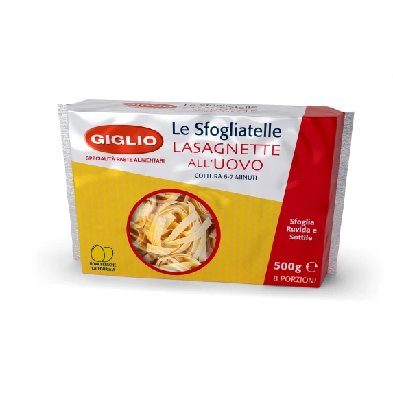 Tagliatelles Uovo Nidi 500GR COLIS DE 6KG GIGLIO