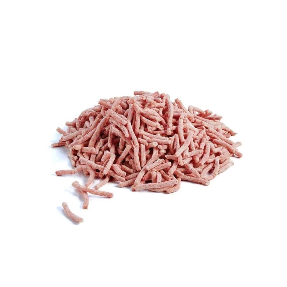 Égrené de boeuf Halal UE IQF 18% MG 10 x 1 kg