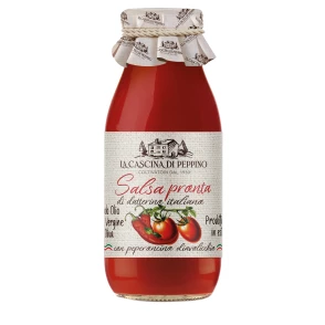 Salsa Pronta di Datterino Italiano e Peperoncino LA CASCINA DI PEPPINO par Orto d’Autore 250G